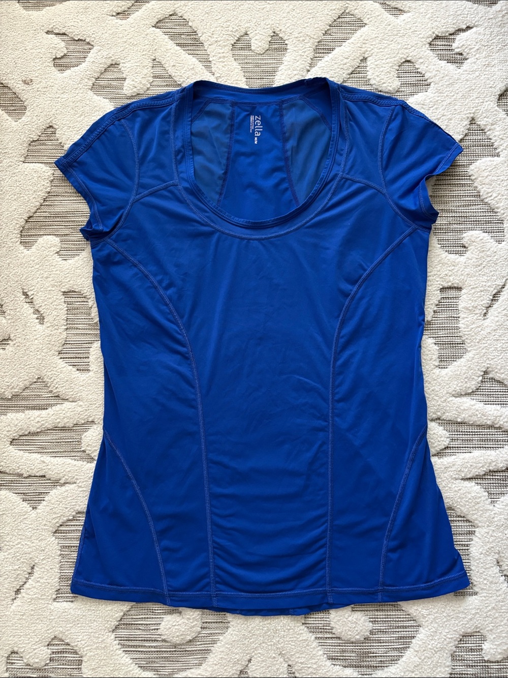 Zella Royal Blue Short Sleeve Performance Tee - Picture 1 of 5